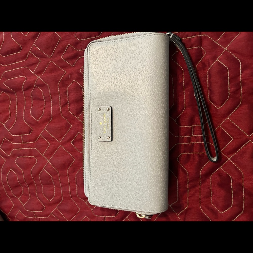 Gray Kate Spade Wallet